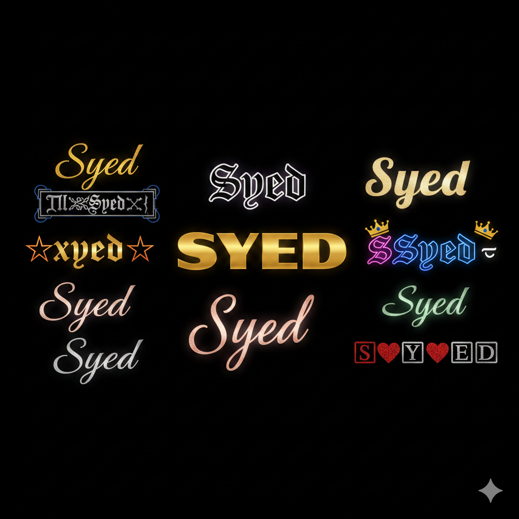syed Stylish Name